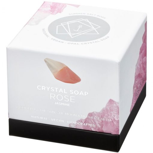 Rose Quartz Crystal Soap new style box