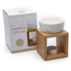 Ceramic & Bamboo Square Oil Burner photo 2