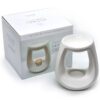 White Ceramic Tealight Oil Burner