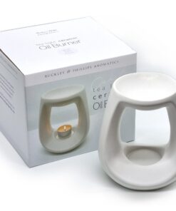 White Ceramic Tealight Oil Burner