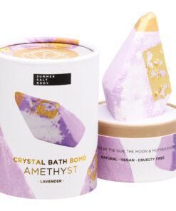 Crystal Bath Bomb Amethyst Lavender