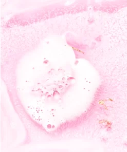 Crystal Bath Bomb Rose Quartz Jasmine lather